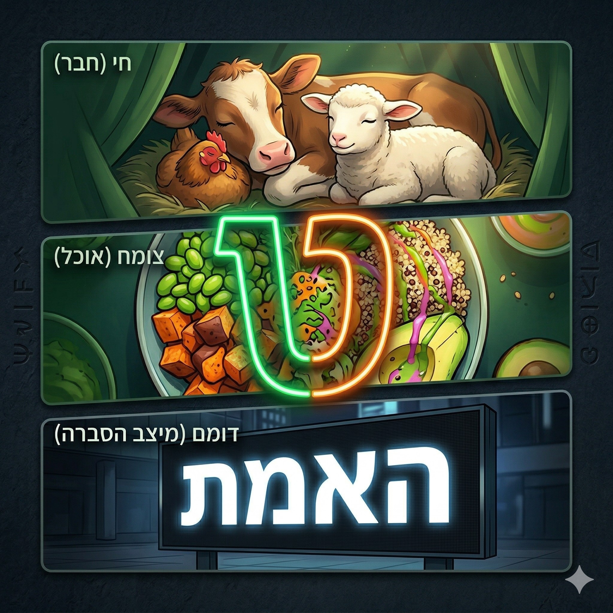 חי (חבר), צומח (אוכל)